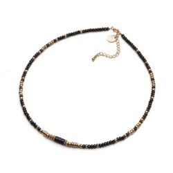 Collier Rim spinelle noir | Pierres naturelles | Belle mais pas que