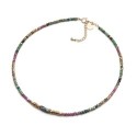 Collier Rim rubis & rubis zoïste | Pierres naturelles | Belle mais pas que