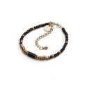 Bracelet Rim spinelle noir | Pierres naturelles | Belle mais pas que