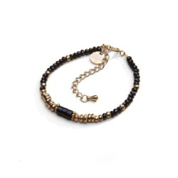 Bracelet Rim spinelle noir | Pierres naturelles | Belle mais pas que