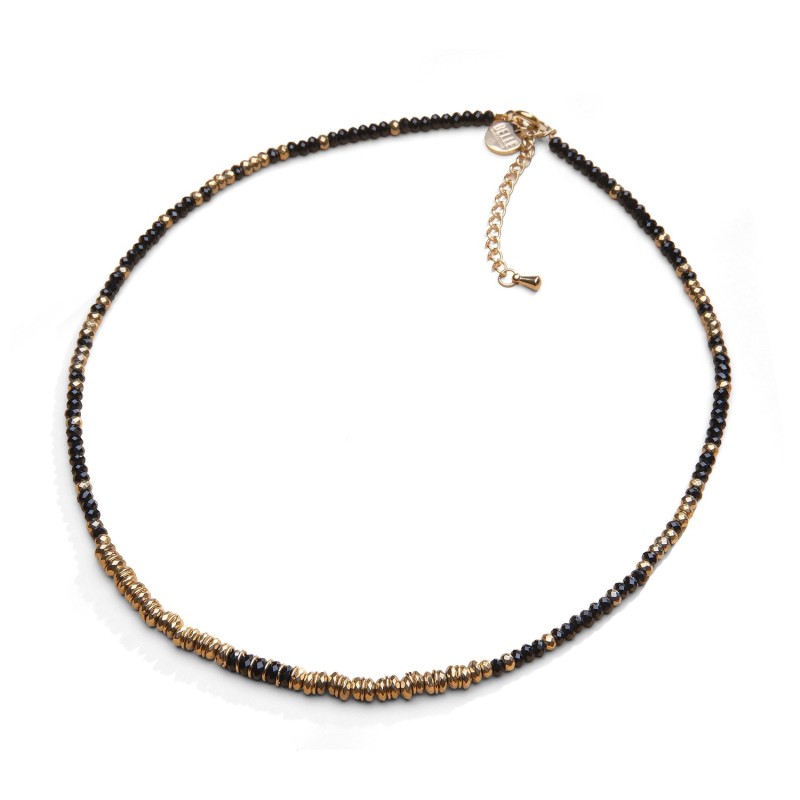 Collier Jade spinelle noir | Pierres naturelles | Belle mais pas que