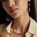 Collier Jade spinelle noir | Pierres naturelles | Belle mais pas que