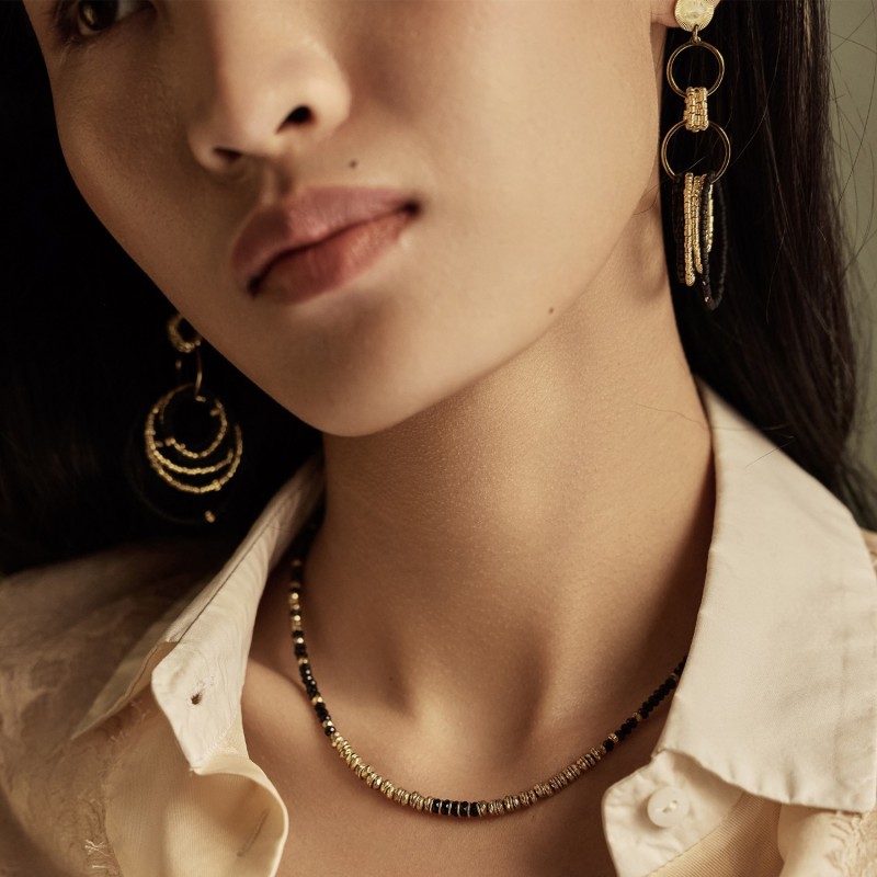 Collier Jade spinelle noir | Pierres naturelles | Belle mais pas que