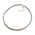 Collier Jade rubis zoïste | Pierres naturelles | Belle mais pas que