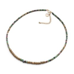 Collier Jade rubis zoïste | Pierres naturelles | Belle mais pas que