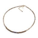Collier Jade zircon jaune | Pierres naturelles | Belle mais pas que