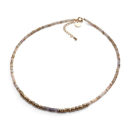 Collier Jade zircon jaune | Pierres naturelles | Belle mais pas que
