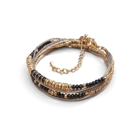 Bracelet Jade 2 tours spinelle noir | Belle mais pas que