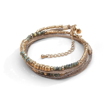Bracelet Jade 2 tours tourmaline verte | Belle mais pas que