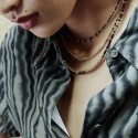 Collier Emi spinelle noir | Pierres naturelles | Belle mais pas que