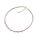 Collier Emi rubis & rubis zoïste | Pierres naturelles | Belle mais pas que