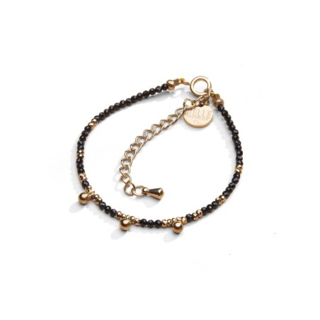 Bracelet Emi spinelle noir | Pierres naturelles | Belle mais pas que