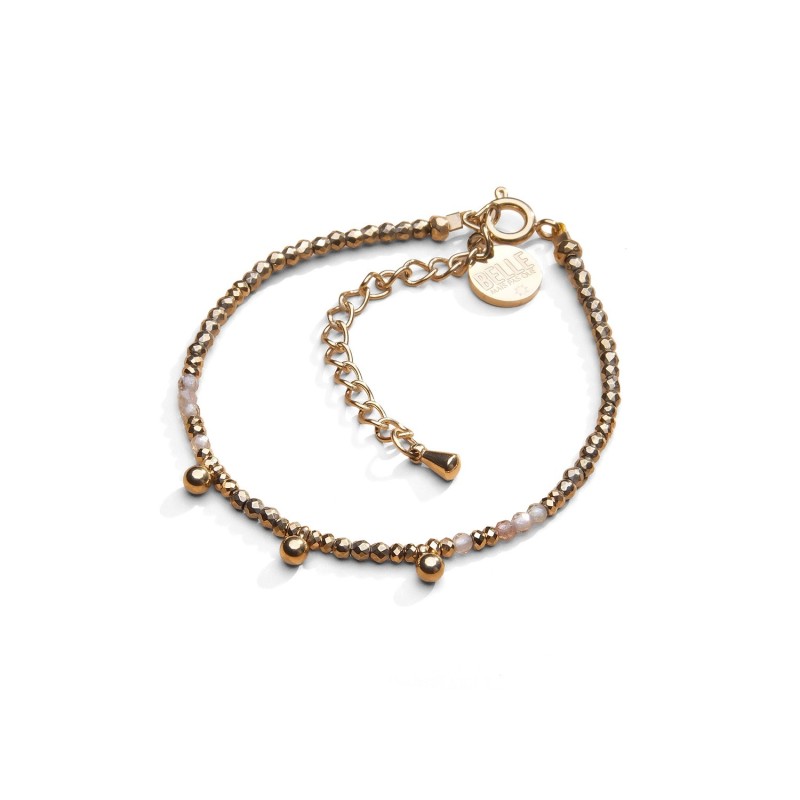 Bracelet Emi zircon jaune | Pierres naturelles | Belle mais pas que