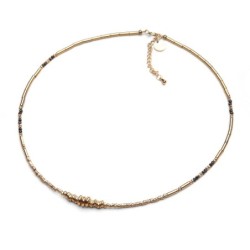 Collier Juliette spinelle noir | Pierres naturelles | Belle mais pas que