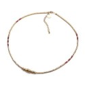 Collier Juliette agate rouge profond | Belle mais pas que