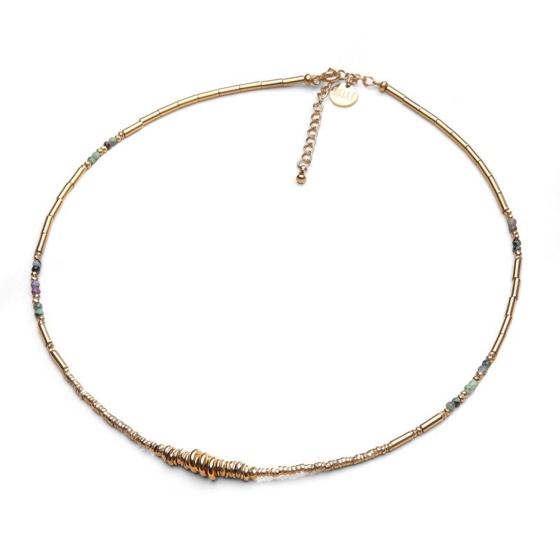 Collier Juliette rubis zoïste | Pierres naturelles | Belle mais pas que