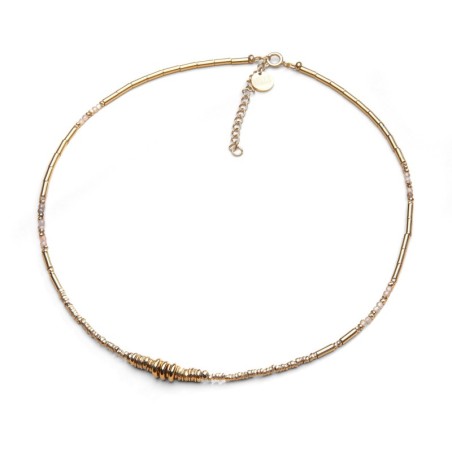 Collier Juliette zircon jaune | Pierres naturelles | Belle mais pas que