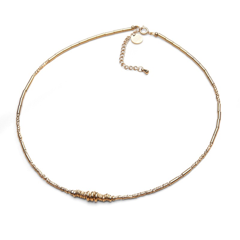 Collier Juliette hématite dorée | Pierres naturelles | Belle mais pas que