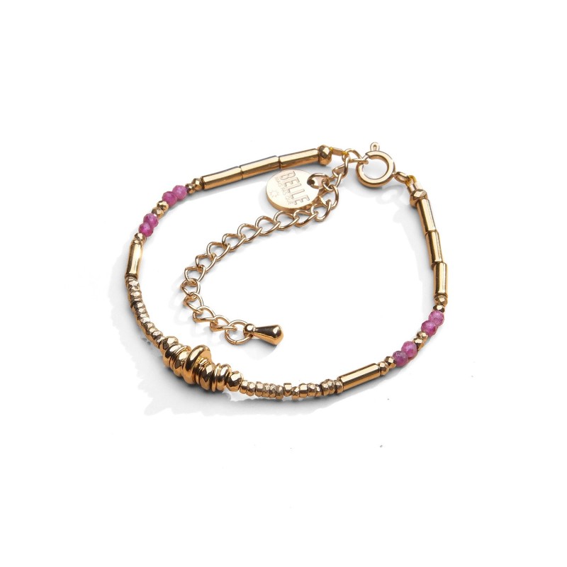 Bracelet Juliette rubis | Pierres naturelles | Belle mais pas que