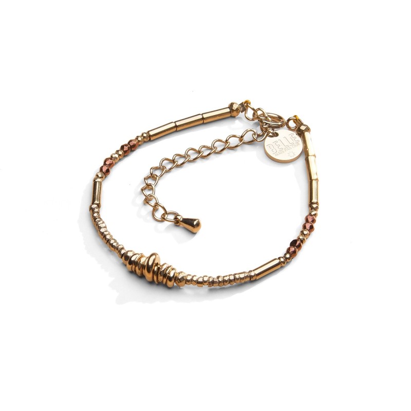 Bracelet Juliette hématite marron cuivré | Belle mais pas que