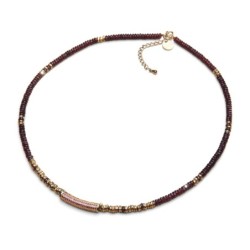 Collier Jeanne grenat | Belle mais pas que