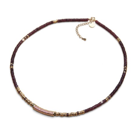 Collier Jeanne grenat | Belle mais pas que