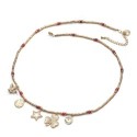 Collier stone lucky charms agate rouge profond | Belle mais pas que