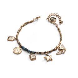 bracelet stone lucky charms tourmaline bleue | Belle mais pas que