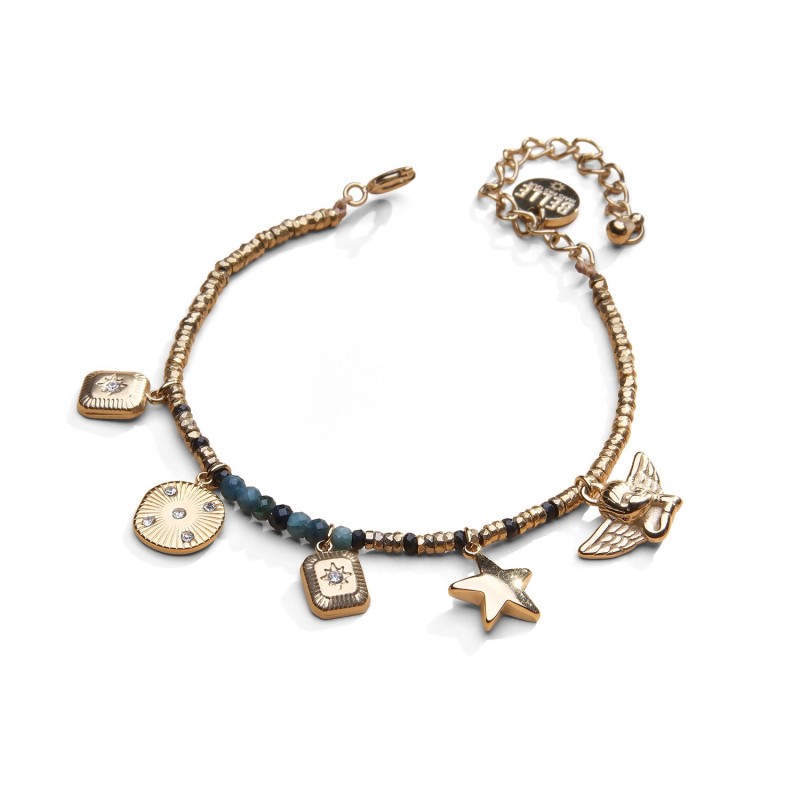 bracelet stone lucky charms tourmaline bleue | Belle mais pas que