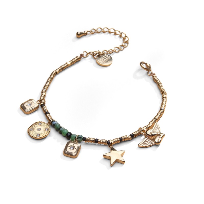 bracelet stone lucky charms rubis zoïste | Belle mais pas que