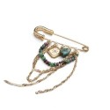 Broche Lucky charms rubis zoïste & talisman | Belle mais pas que