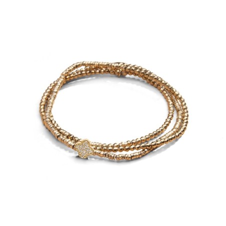 Bracelet élastique 3 tours & collier Ness trèfle | Belle mais pas que
