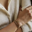 Bracelet élastique 3 tours & collier Ness mon talisman | Belle mais pas que