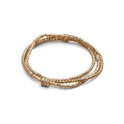 Bracelet élastique 3 tours & collier Ness liberté sertie | Belle mais pas que
