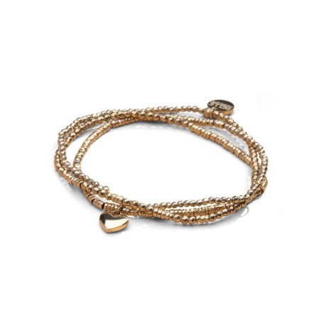 Bracelet élastique 3 tours & collier Ness cur | Belle mais pas que