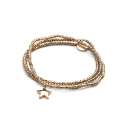 Bracelet élastique 3 tours & collier Ness belle étoile | Belle mais pas que