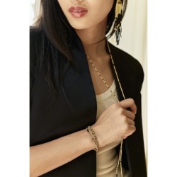 Bracelet 3 tours / collier Angèle tourmaline bleue | Belle mais pas que