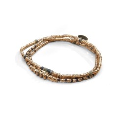 Bracelet 3 tours / collier Angèle tourmùaline verte | Belle mais pas que