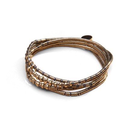 Bracelet élastique 5 tours & sautoir Nahée | Belle mais pas que