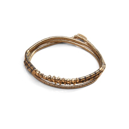 Bracelet élastique 3 tours & collier Nahée | Belle mais pas que