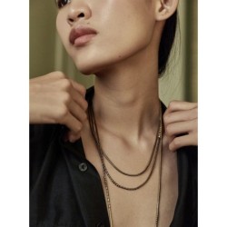 Bracelet élastique 3 tours & collier Nahée | Belle mais pas que