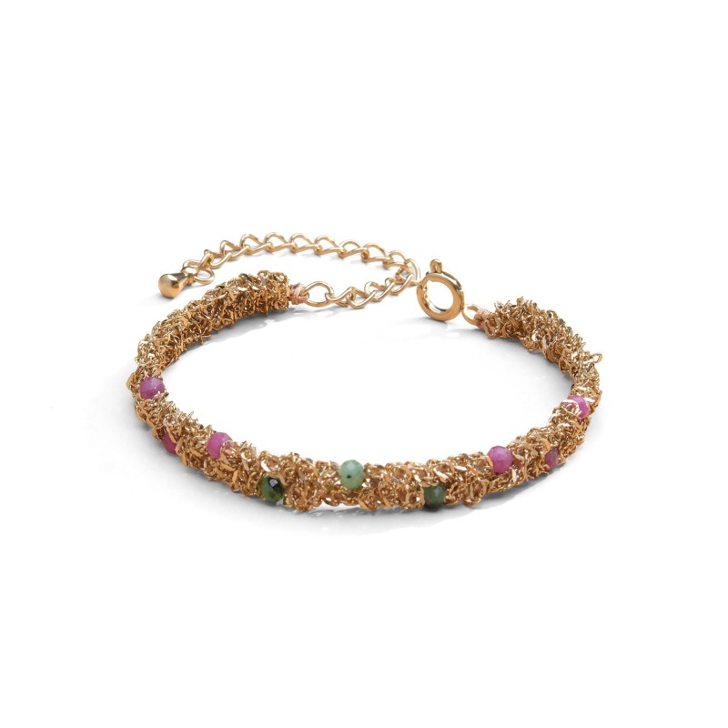 Bracelet Romy rubis & rubis zoïste | Belle mais pas que