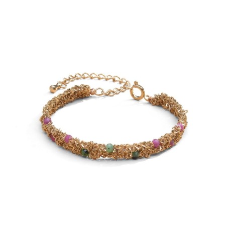 Bracelet Romy rubis & rubis zoïste | Belle mais pas que