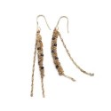 Boucles doreilles Romy spinelle noir & saphir | Belle mais pas que