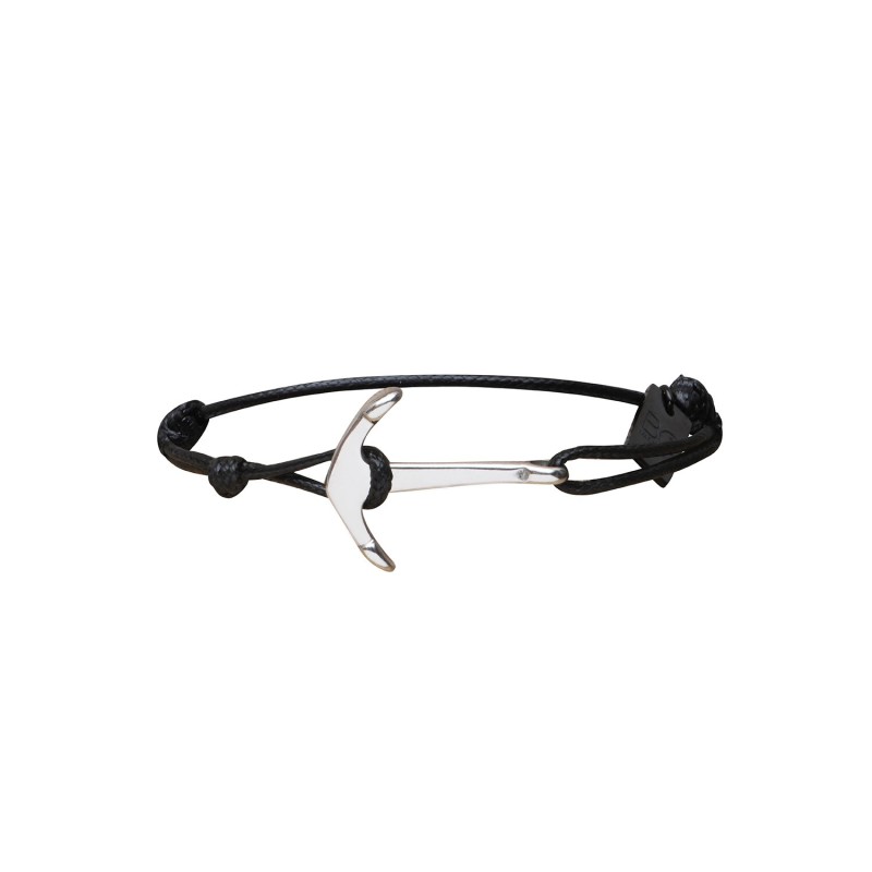 Bracelet Matteo noir ancre | Bracelet homme | Belle mais pas que