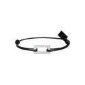 Bracelet Matteo noir plaque | Bracelet homme | Belle mais pas que