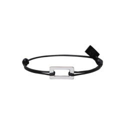 Bracelet Matteo noir plaque | Bracelet homme | Belle mais pas que