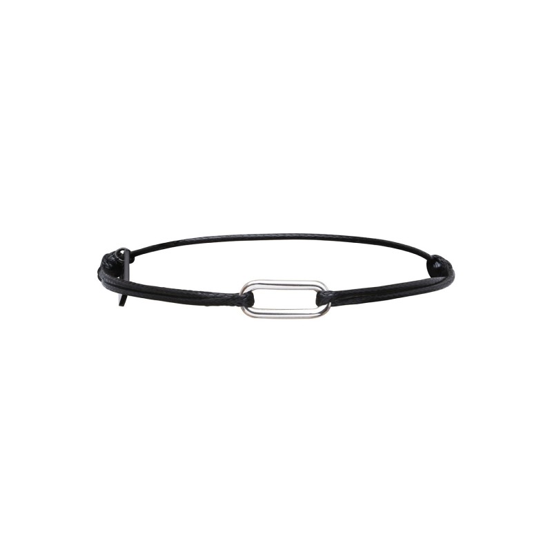 Bracelet Matteo noir squircle | Bracelet homme | Belle mais pas que