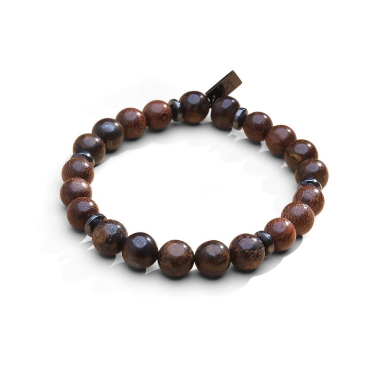 Bracelet Mika wood bronzite | Bracelet homme | Belle mais pas que
