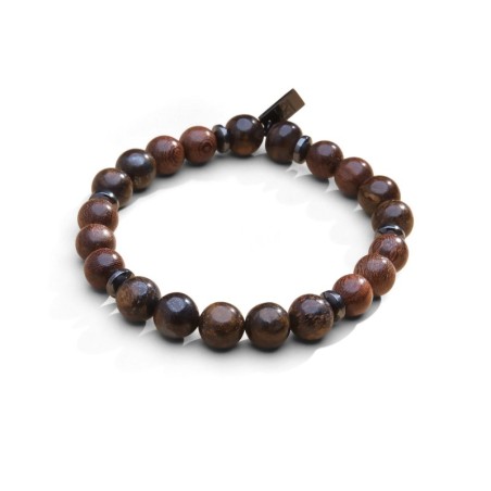 Bracelet Mika wood bronzite | Bracelet homme | Belle mais pas que
